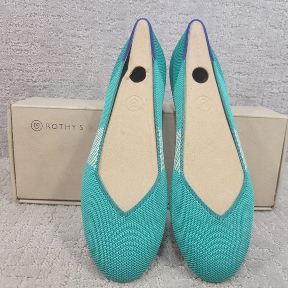 Rothy’s The Flat Calypso Slip On Shoes Retired Women's Size US 8.5, 9.5 - Picture 1 of 9